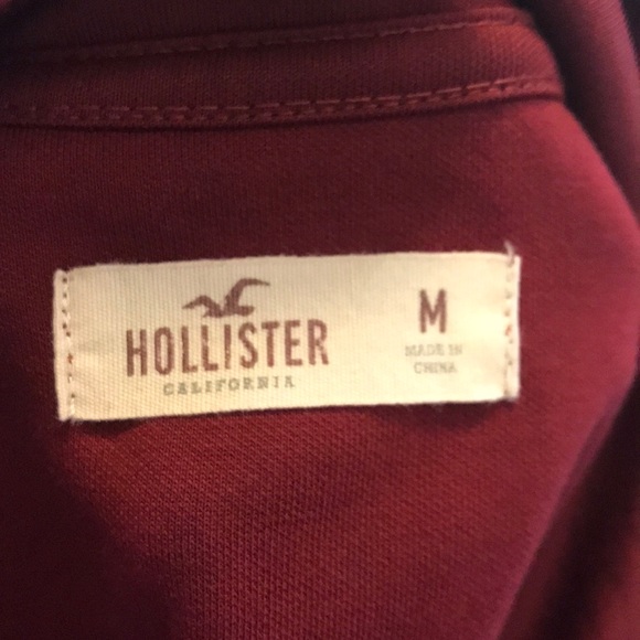 Hollister☀️Maroon track jacket - Picture 7 of 9